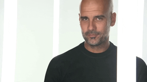 Pep Guardiola Wagging His Finger